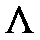 Uppercase Lamda "L"